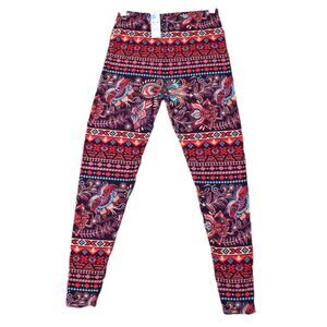 Agnes & Dora Leggings Women's Size L 12-16 Soft Stretchy Multi Color Floral NWT